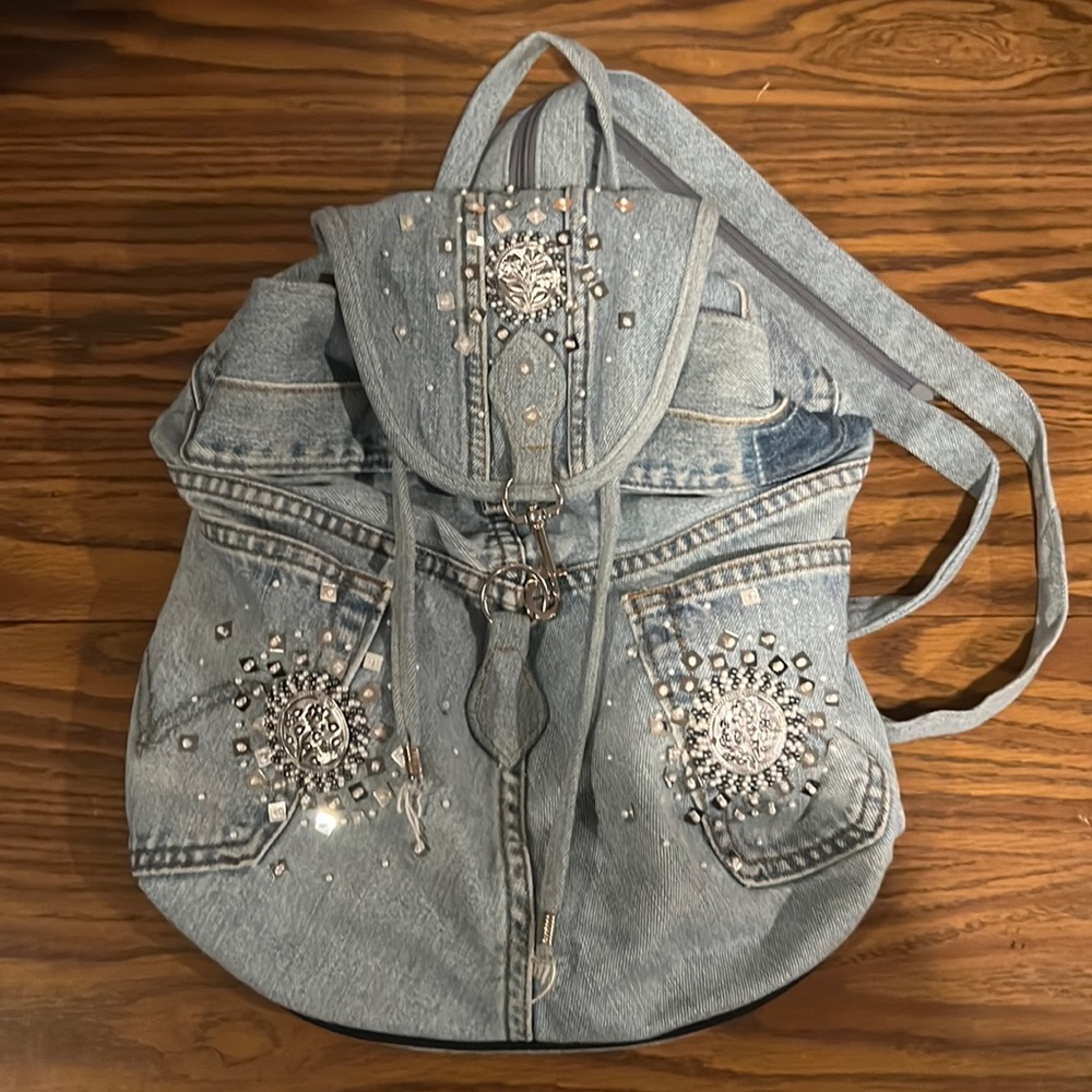 Hand Made Jean backpack